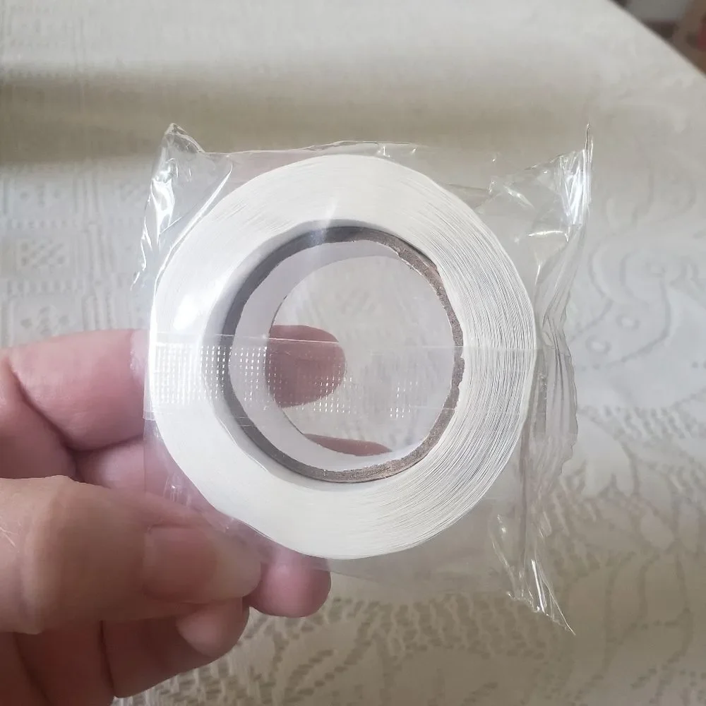 Roll of 500 Holographic Rainbow Thank You Stickers - 1